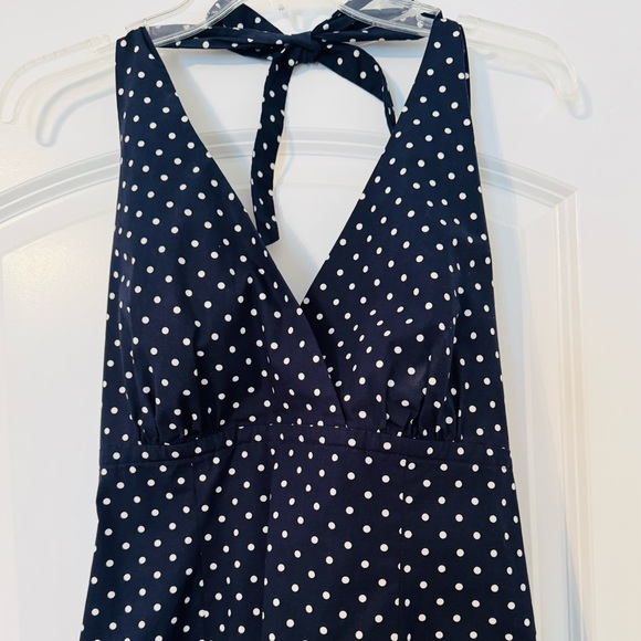 Polka Dot Halter Dress Size 10 - Picture 2 of 6